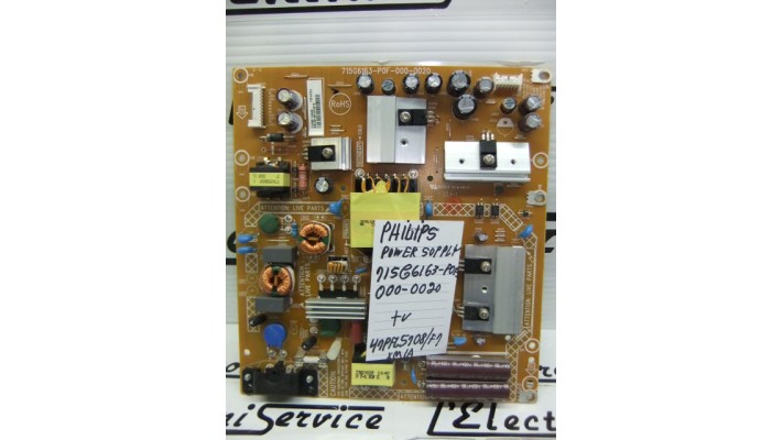 Philips 715G6163-P0F-000-0020  module power supply board.